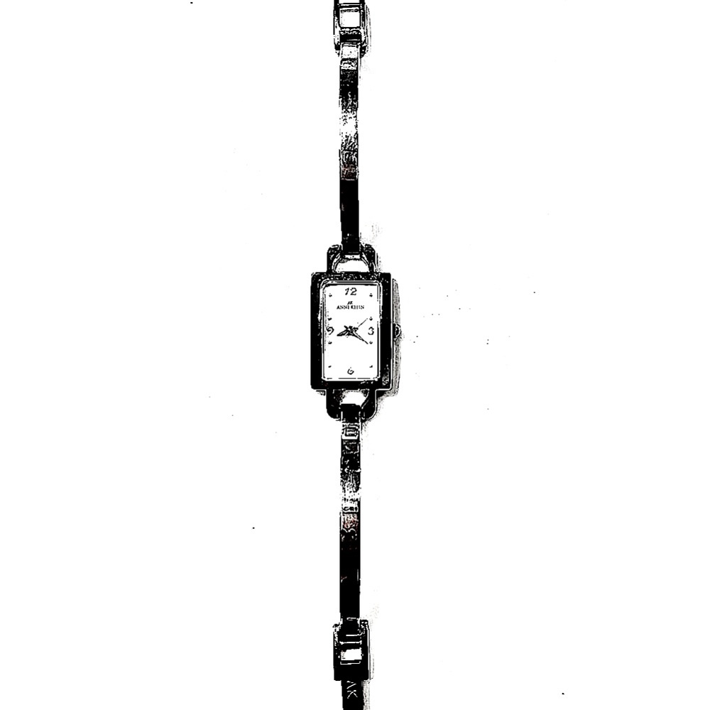 Anne Klein Silvertone Case-Bezel & Band Women’s Bangle Watch (10/6223)